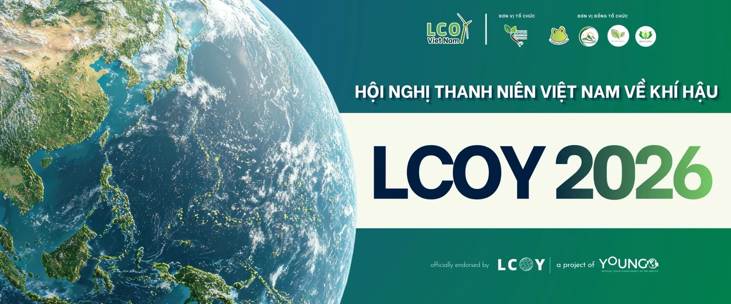 Chính thức mở đơn tuyển Đại biểu Hội nghị Thanh Niên Việt Nam về Khí hậu – LCOY Việt Nam 2026