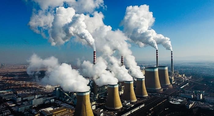 Khí thải từ các nhà máy